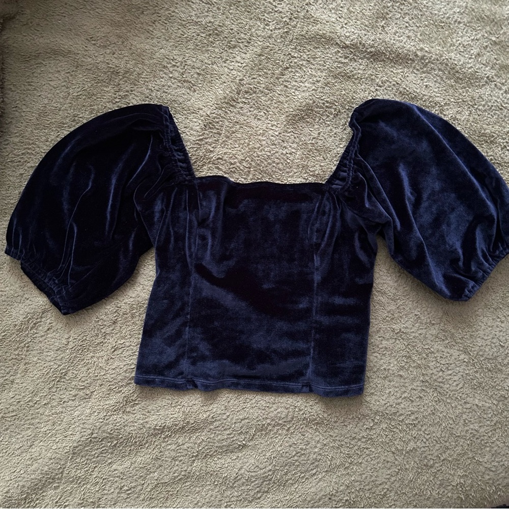 Abercrombie & Fitch Velvet Top